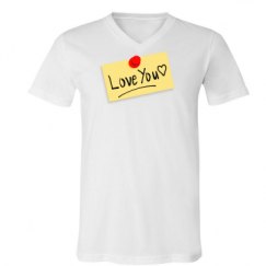 Unisex V-Neck Jersey Tee