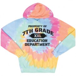 Unisex Tie-Dye Fleece Hoodie
