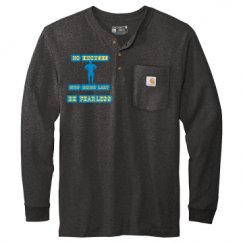 Unisex Carhartt Long Sleeve Henley Tee 