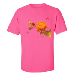 Unisex Ultra Cotton Safety Neon Crewneck Tee