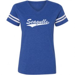 Ladies Relaxed Fit Vintage Sports Tee