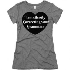 Ladies Slim Fit Super Soft Triblend Tee