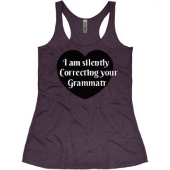 Ladies Slim Fit Super Soft Racerback Triblend Tank