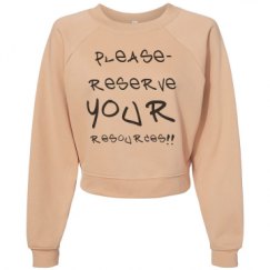 Women's Raglan Pullover Fleece
