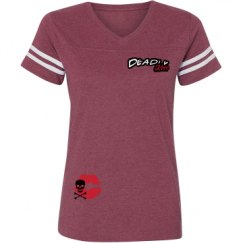 Ladies Relaxed Fit Vintage Sports Tee