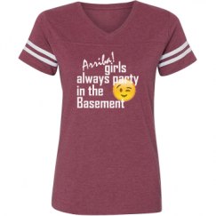 Ladies Relaxed Fit Vintage Sports Tee