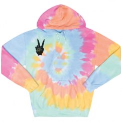 Unisex Tie-Dye Fleece Hoodie
