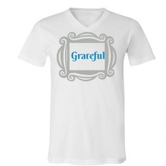 Unisex V-Neck Jersey Tee