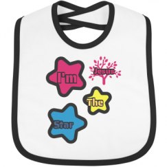 Infant Contrast Trim Bib