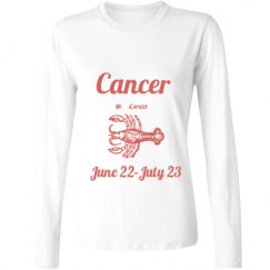 Ladies Relaxed Fit Basic Long Sleeve Tee