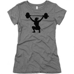 Ladies Slim Fit Super Soft Triblend Tee
