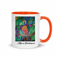 11oz Ceramic Mug with Color Inside