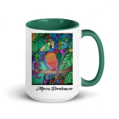 15oz Ceramic Mug with Color Inside