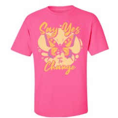 Unisex Ultra Cotton Safety Neon Crewneck Tee