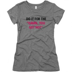 Ladies Slim Fit Super Soft Triblend Tee