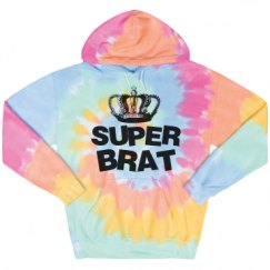 Unisex Tie-Dye Fleece Hoodie