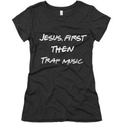 Ladies Slim Fit Super Soft Triblend Tee