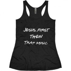 Ladies Slim Fit Super Soft Racerback Triblend Tank