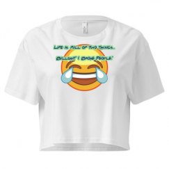 Ladies Festival Cali Crop Top Tee