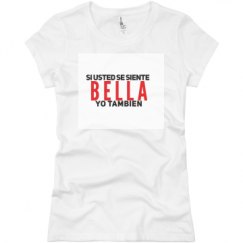 Ladies Slim Fit Basic Promo Jersey Tee