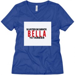 Ladies Relaxed Fit V-Neck Tee