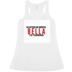 Ladies Flowy Racerback Tank