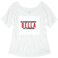 Ladies Flowy Slouchy Tee