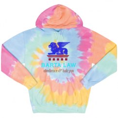 Unisex Tie-Dye Fleece Hoodie