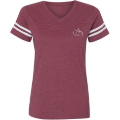 Ladies Relaxed Fit Vintage Sports Tee