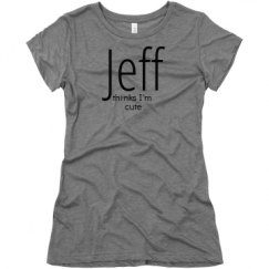 Ladies Slim Fit Super Soft Triblend Tee