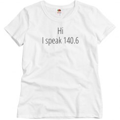I speak 140.6