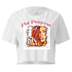 Ladies Festival Cali Crop Top Tee