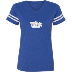 Ladies Relaxed Fit Vintage Sports Tee