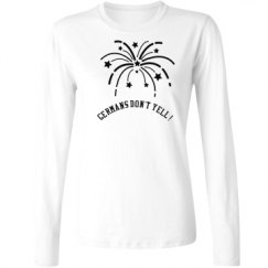 Ladies Relaxed Fit Basic Long Sleeve Tee