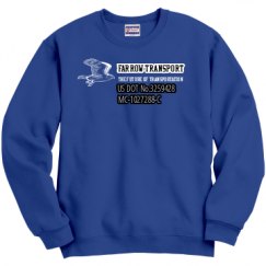 Unisex Film and Foil Crewneck Sweatshirt