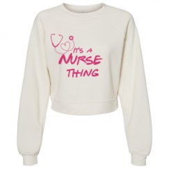 Women's Raglan Pullover Fleece