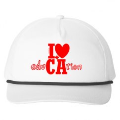 Snapback Five-Panel Rope Hat