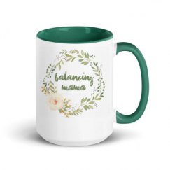 15oz Ceramic Mug with Color Inside