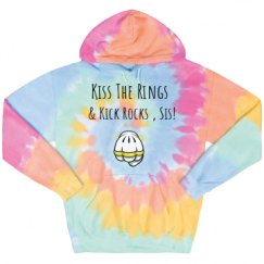 Unisex Tie-Dye Fleece Hoodie