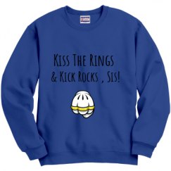 Unisex Film and Foil Crewneck Sweatshirt