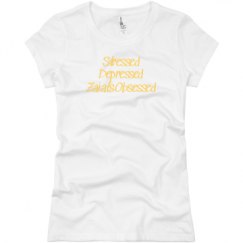 Ladies Slim Fit Basic Promo Jersey Tee