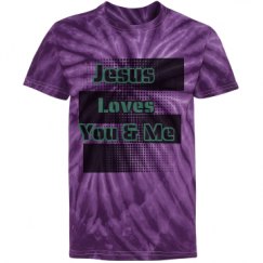 Youth Tie-Dye Cyclone Pinwheel Tee