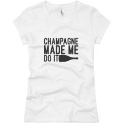 Ladies Slim Fit Basic Promo Jersey Tee