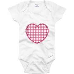 Baby Oneies Pink Heart