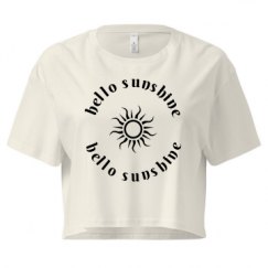 Ladies Festival Cali Crop Top Tee