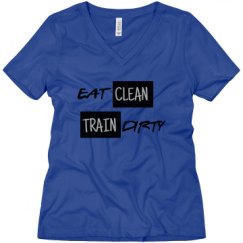 Ladies Relaxed Fit V-Neck Tee