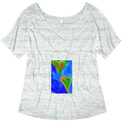 Ladies Flowy Slouchy Tee