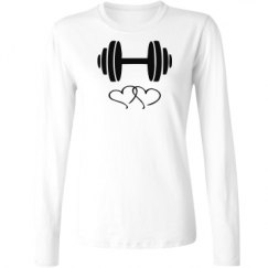 Ladies Relaxed Fit Basic Long Sleeve Tee