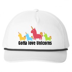 Snapback Five-Panel Rope Hat