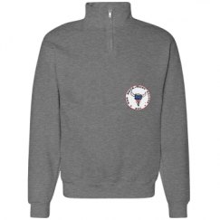 Unisex Cadet Collar Sweatshirt